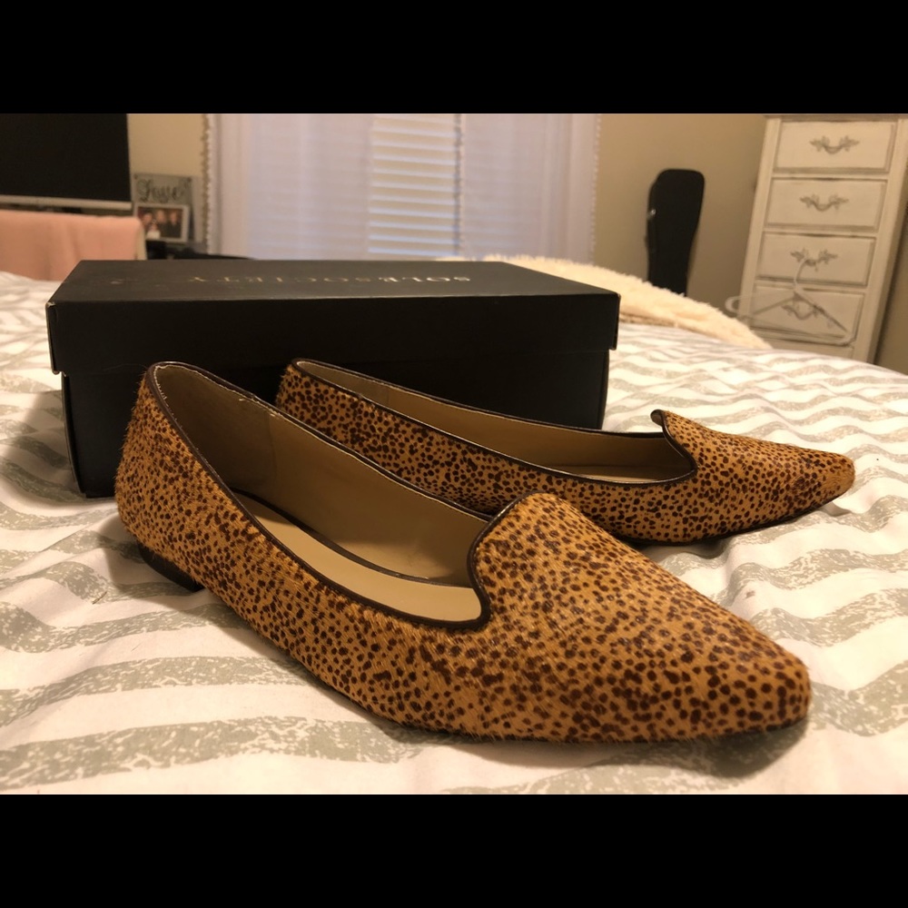 Sole Society Calf Hair Flats